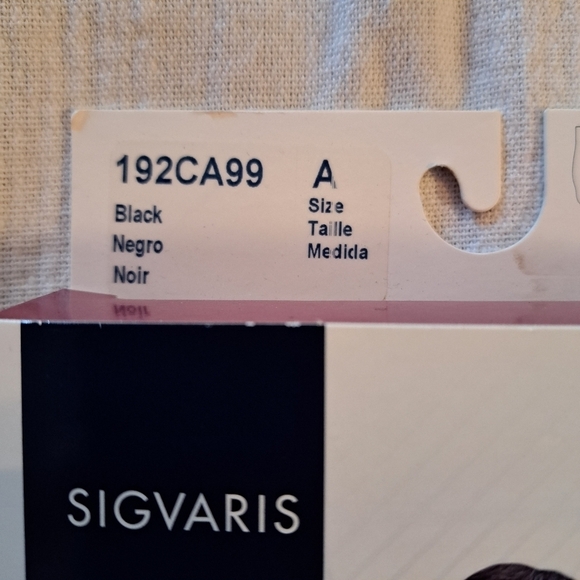 Sigvaris men's black merino wool compression socks 15-20mmHg NEW shoe size 6-8 - Picture 5 of 9